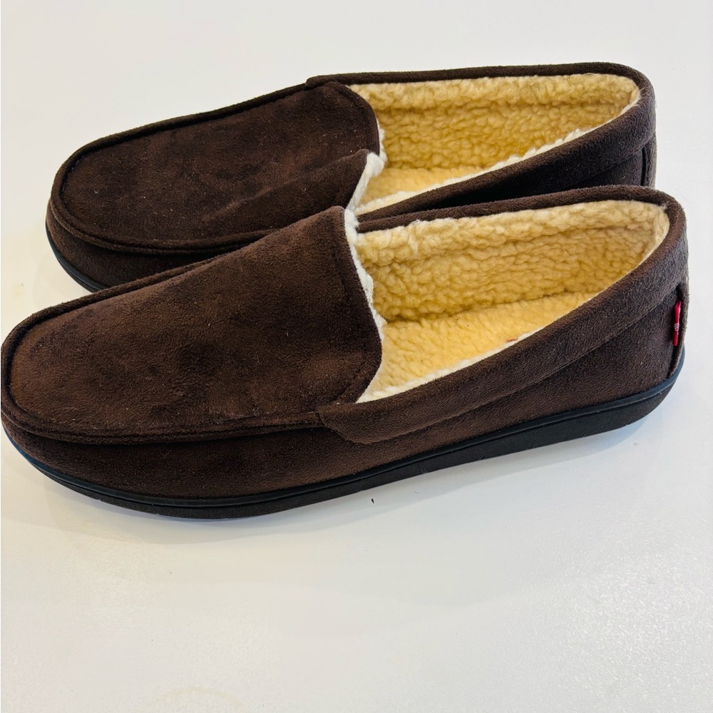 Levi's Men's Dark Brown Suede Slip-Ons size 13 - Picture 7 of 10